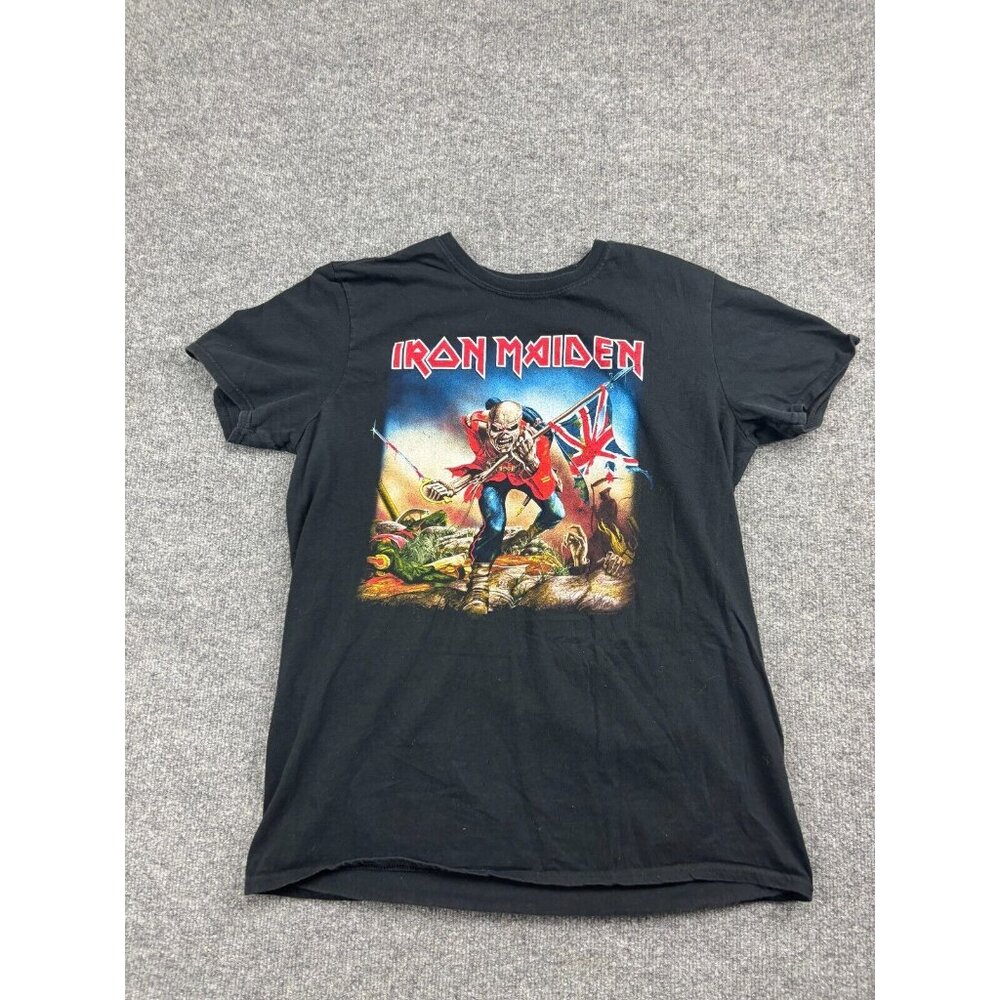 Iron‎ Maiden The Trooper Shirt Men's Large Black Heavy Rock 2010 Graphic Tee